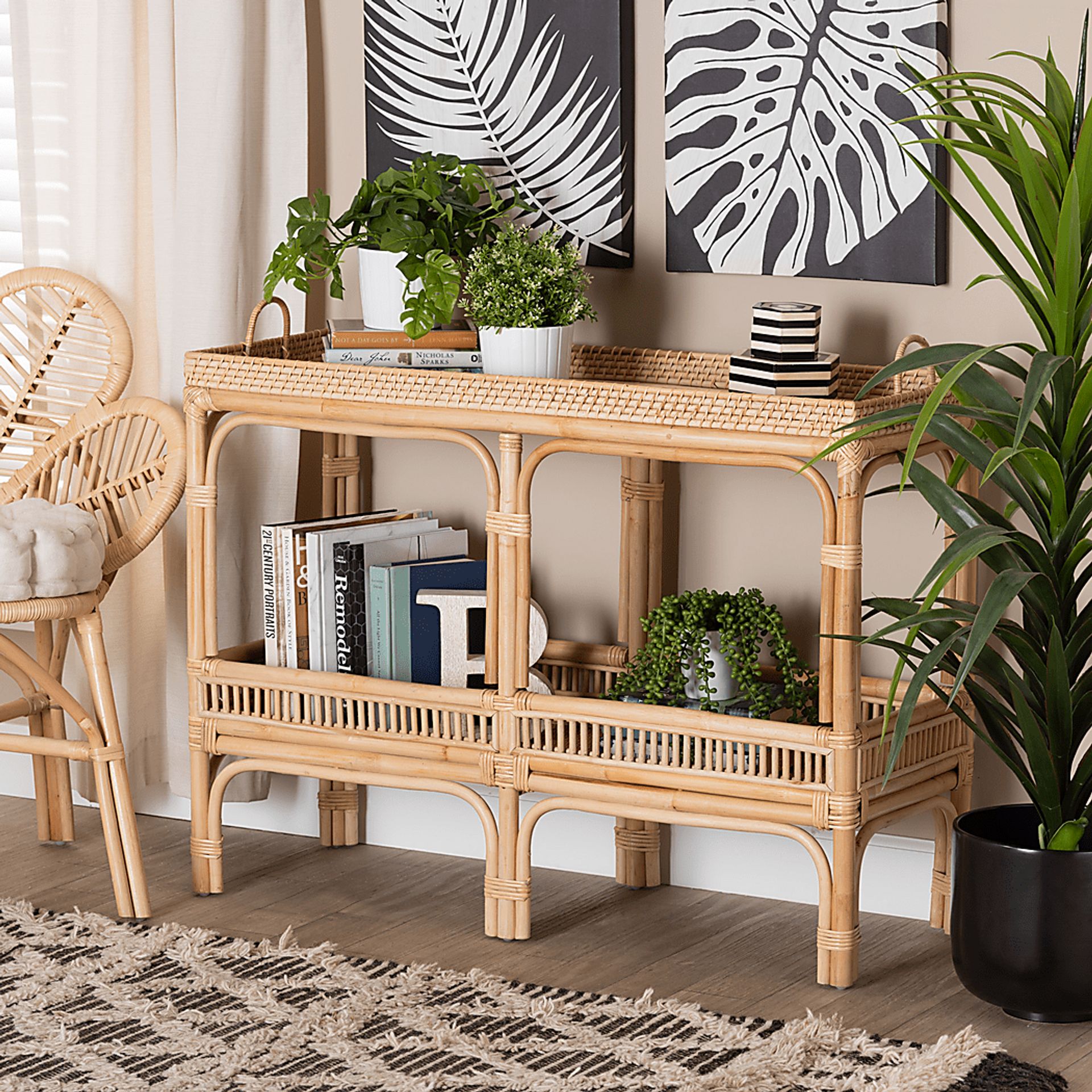 Estoque Brown Sofa Table - Image 2