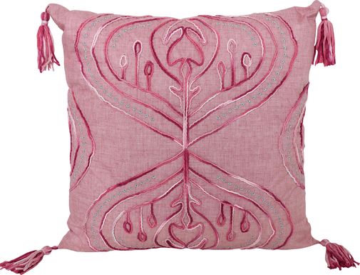 Estoria Light Pink Throw Pillow