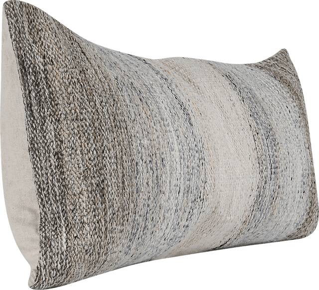 Etarte Gray Lumbar Pillow - Thumbnail - Image 2