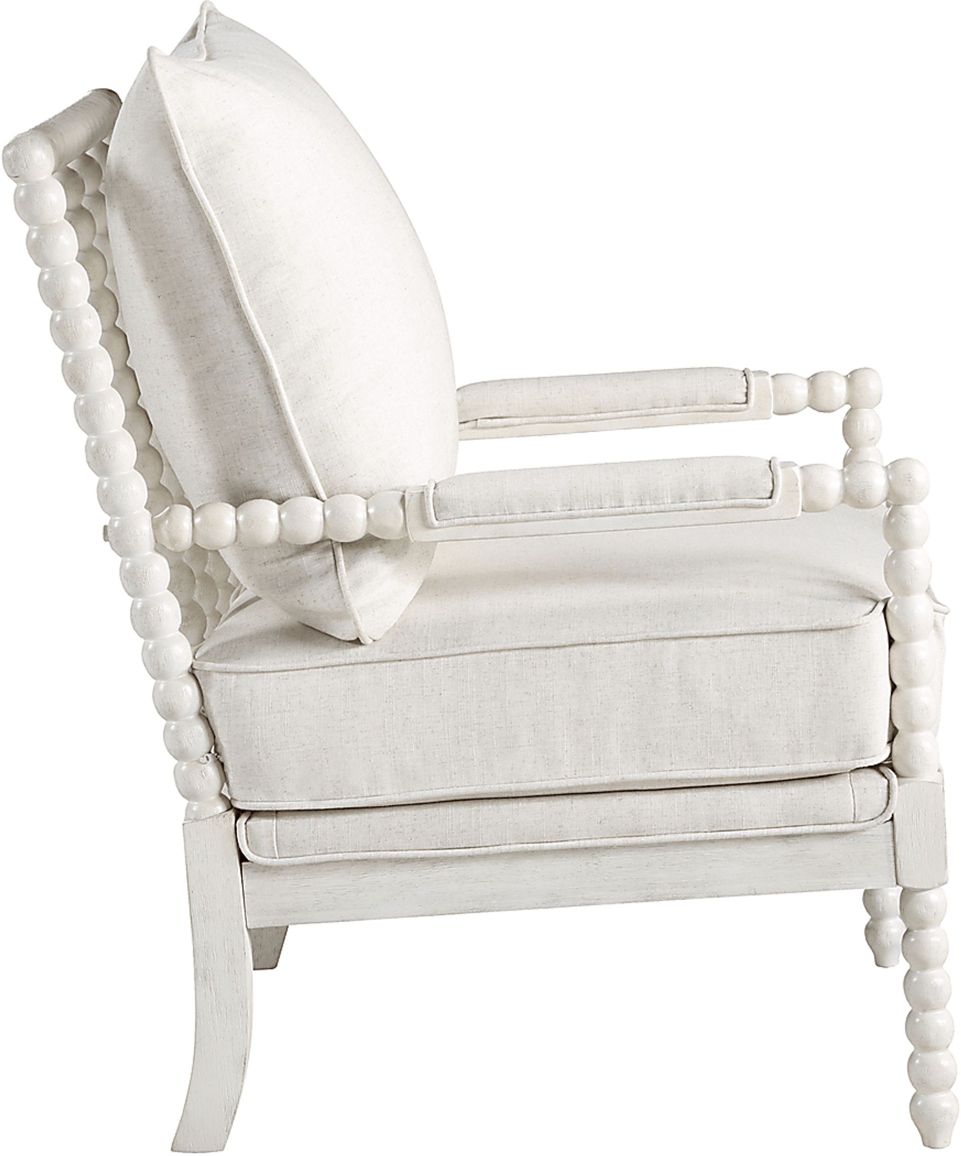 Etchern Cream Accent Chair - Image 5