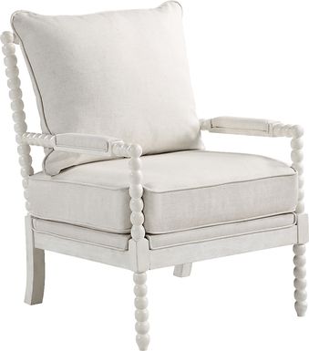 Etchern Cream Accent Chair