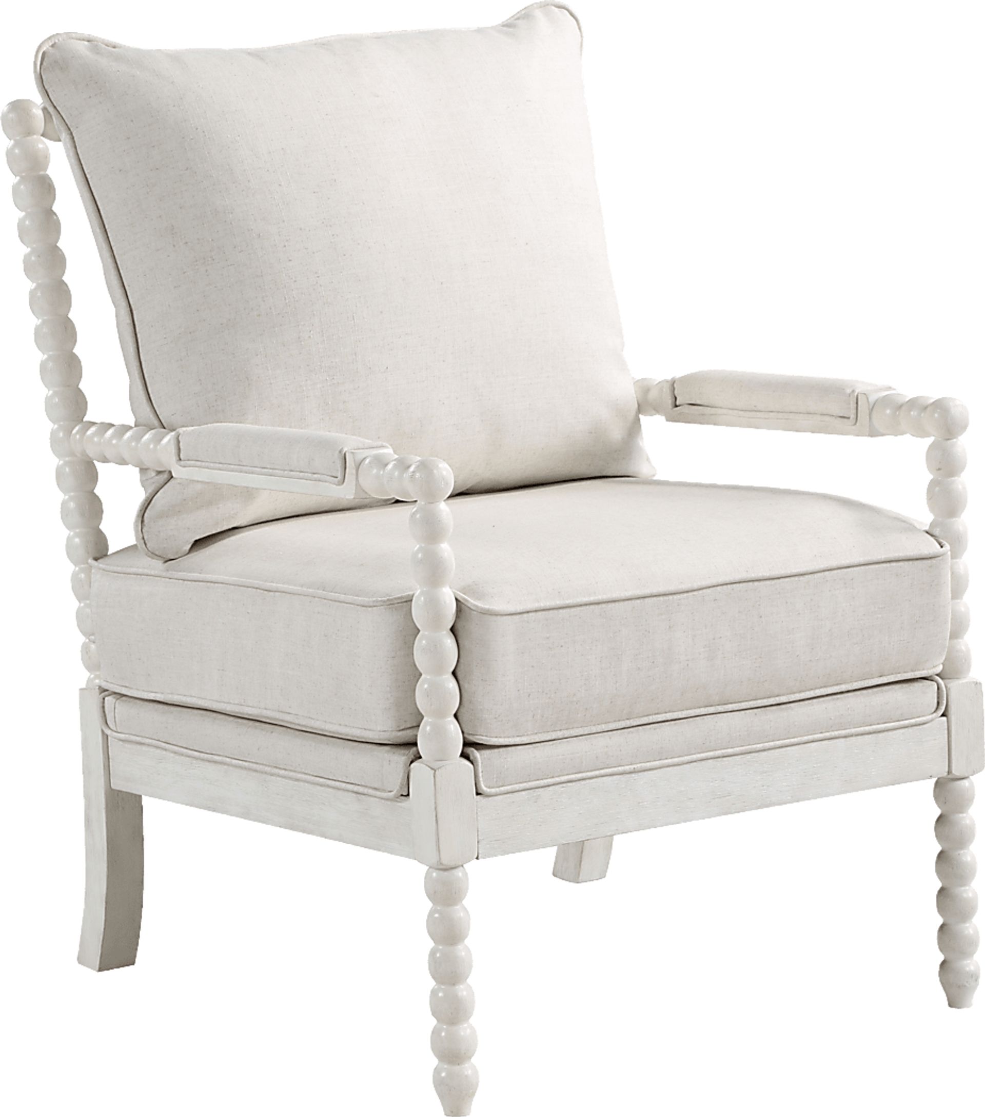Etchern Cream Accent Chair - Image 1