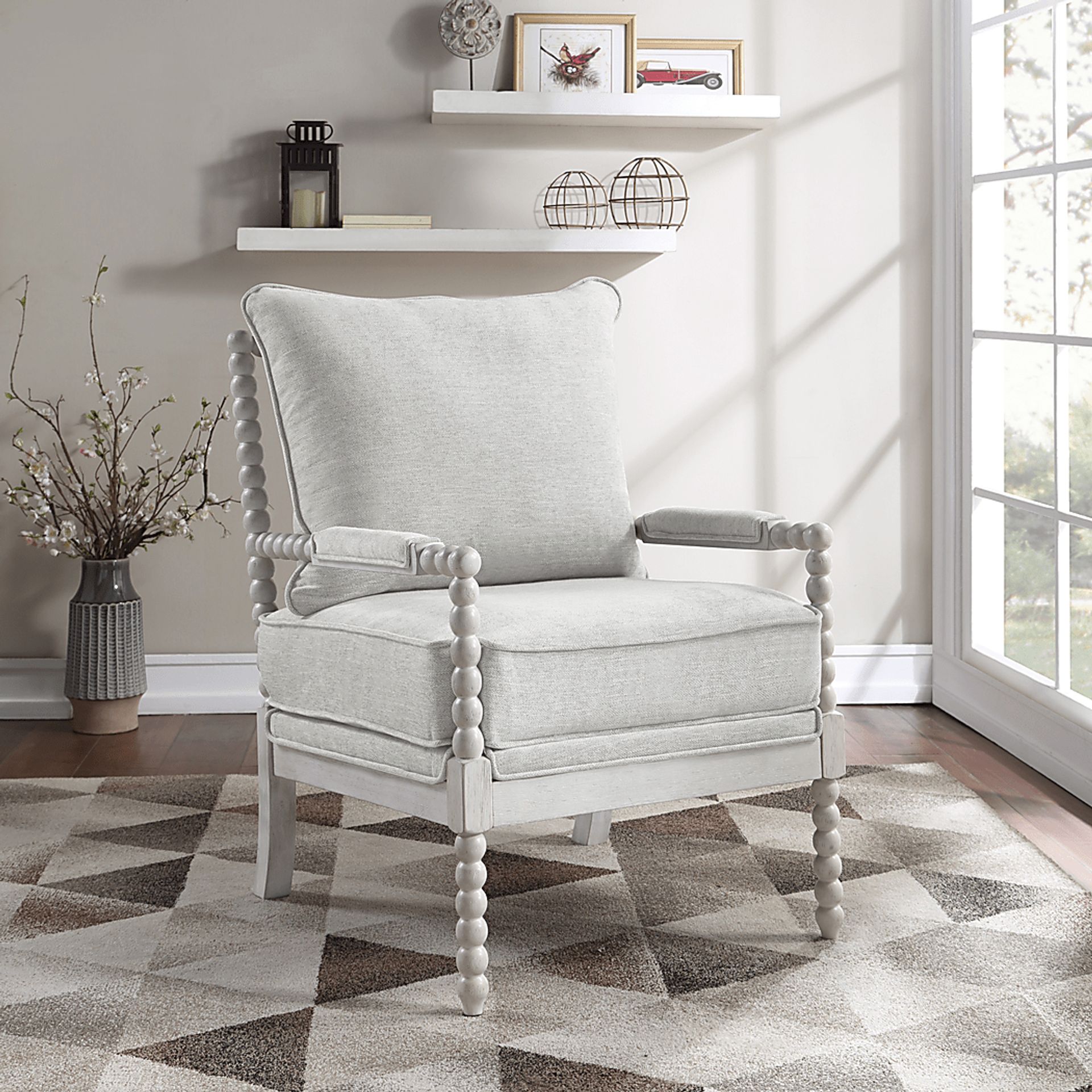 Etchern Gray Accent Chair - Image 3