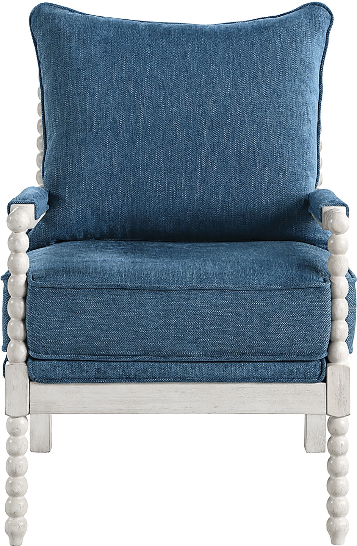 Etchern Navy Blue Polyester Fabric Accent Chair | Rooms to Go