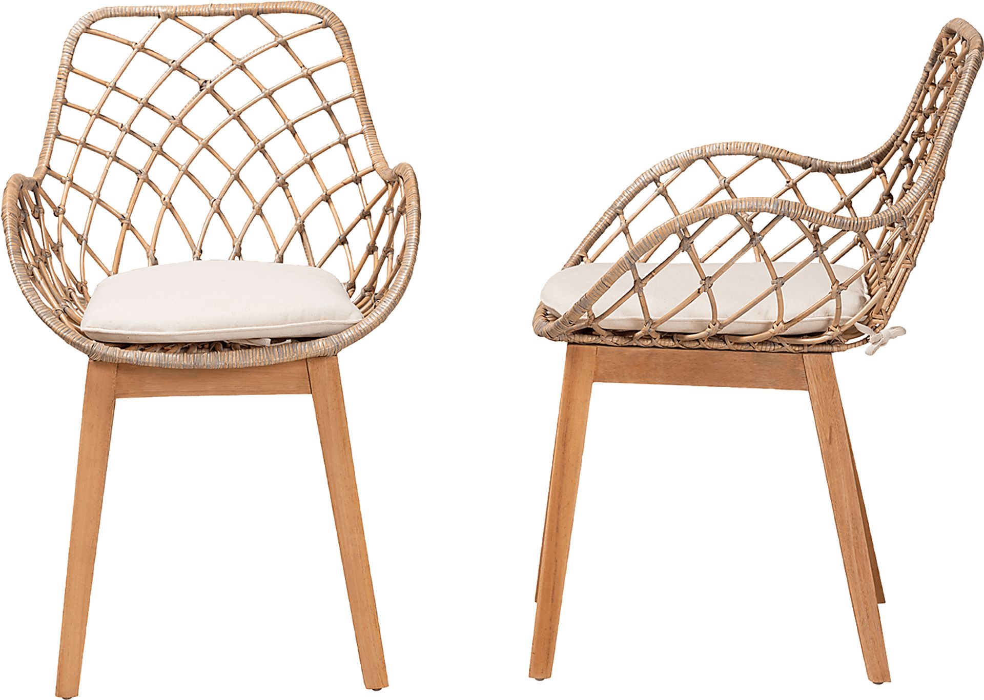 Ethacal Natural Arm Chair, Set of 2 - Image 6
