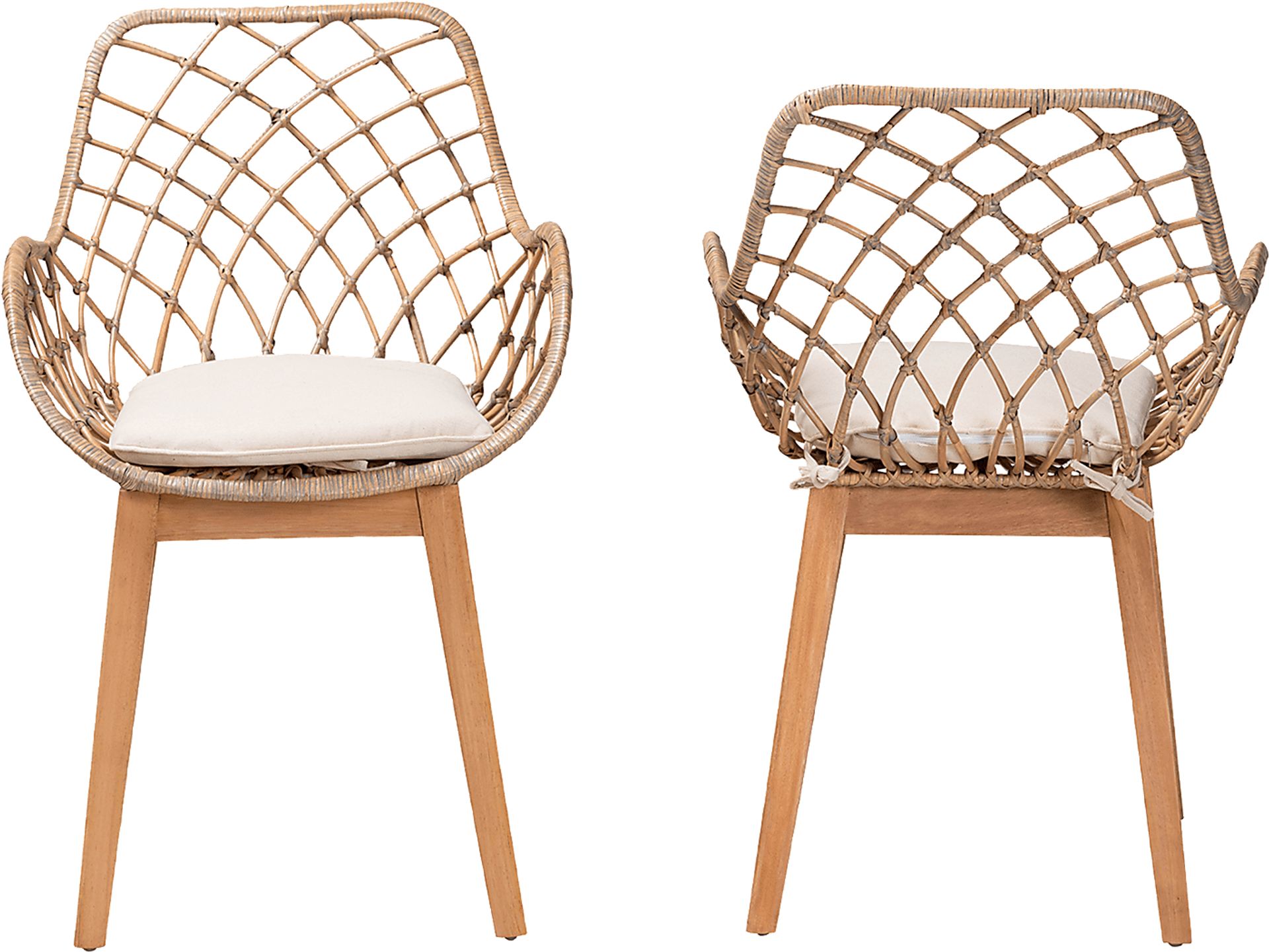 Ethacal Natural Arm Chair, Set of 2 - Image 7