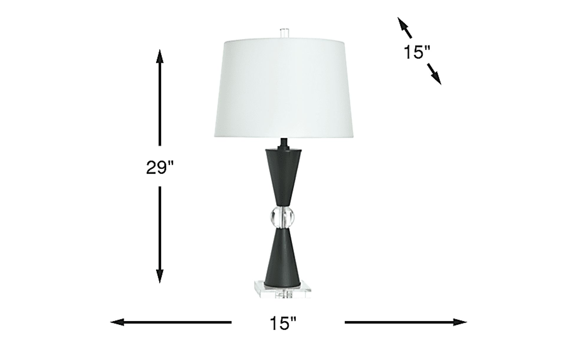 Dimension Image. Please refer to the Dimension Tab on this page for dimension details.