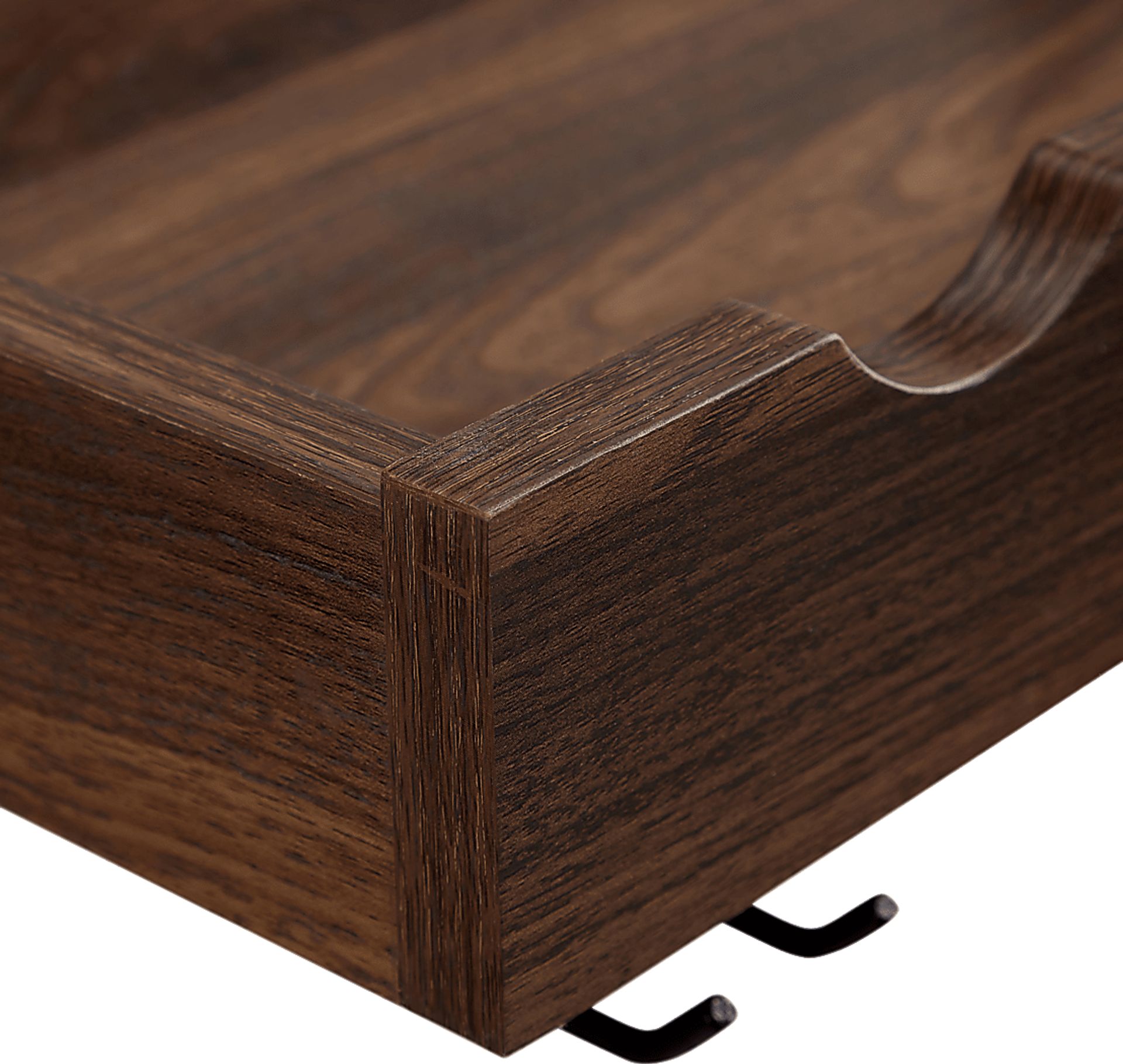 Ethelbert Walnut Wine Rack - Image 5