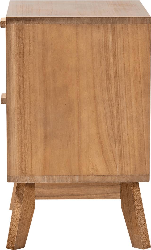 Ethelwyn Brown 2 Drawer Nightstand - Thumbnail - Image 6