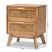 Ethelwyn Brown 2 Drawer Nightstand