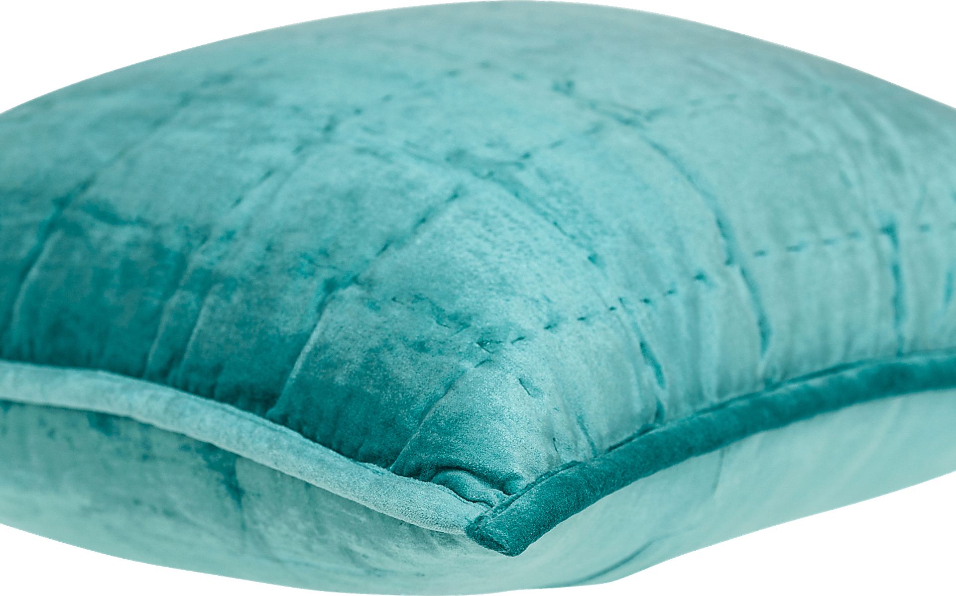 Ethelyn Aqua Accent Pillow - Image 4