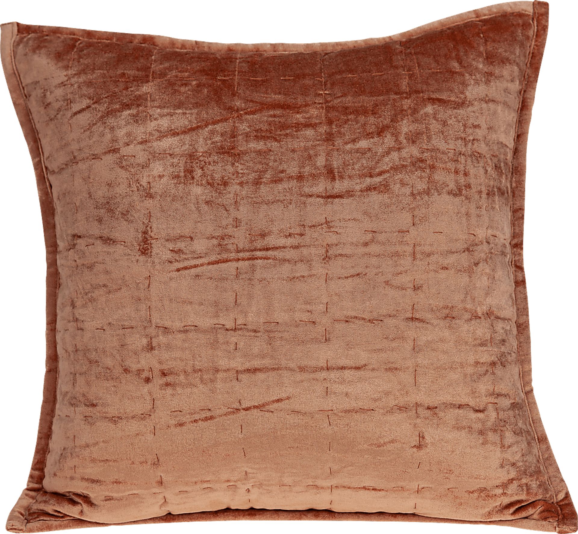 Ethelyn Orange Accent Pillow - Image 1