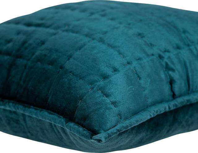 Ethelyn Teal Accent Pillow - Thumbnail - Image 4
