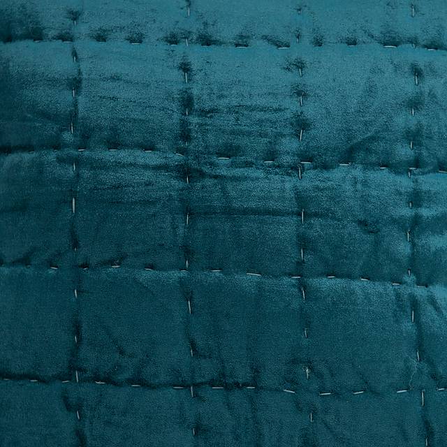 Ethelyn Teal Accent Pillow - Thumbnail - Image 5
