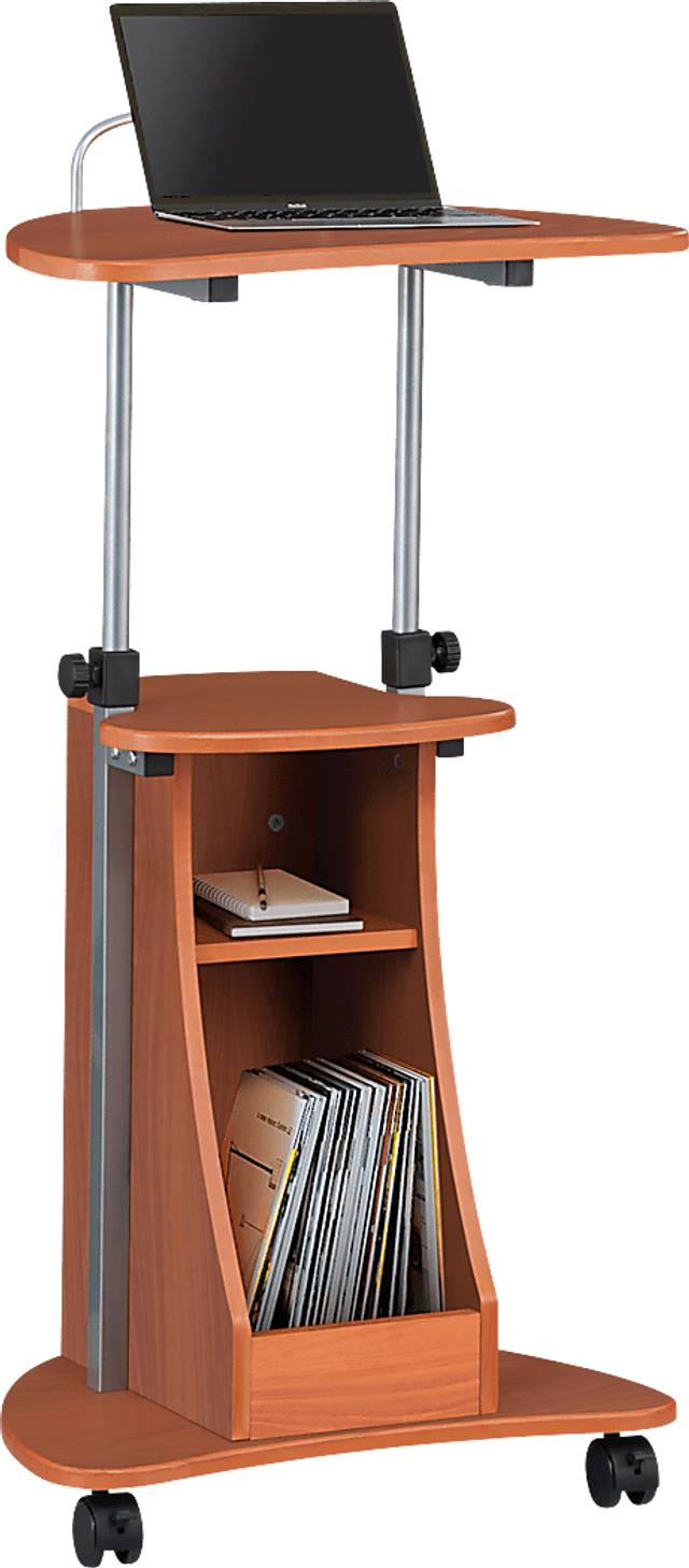 Etrea Brown Laptop Cart - Thumbnail - Image 3