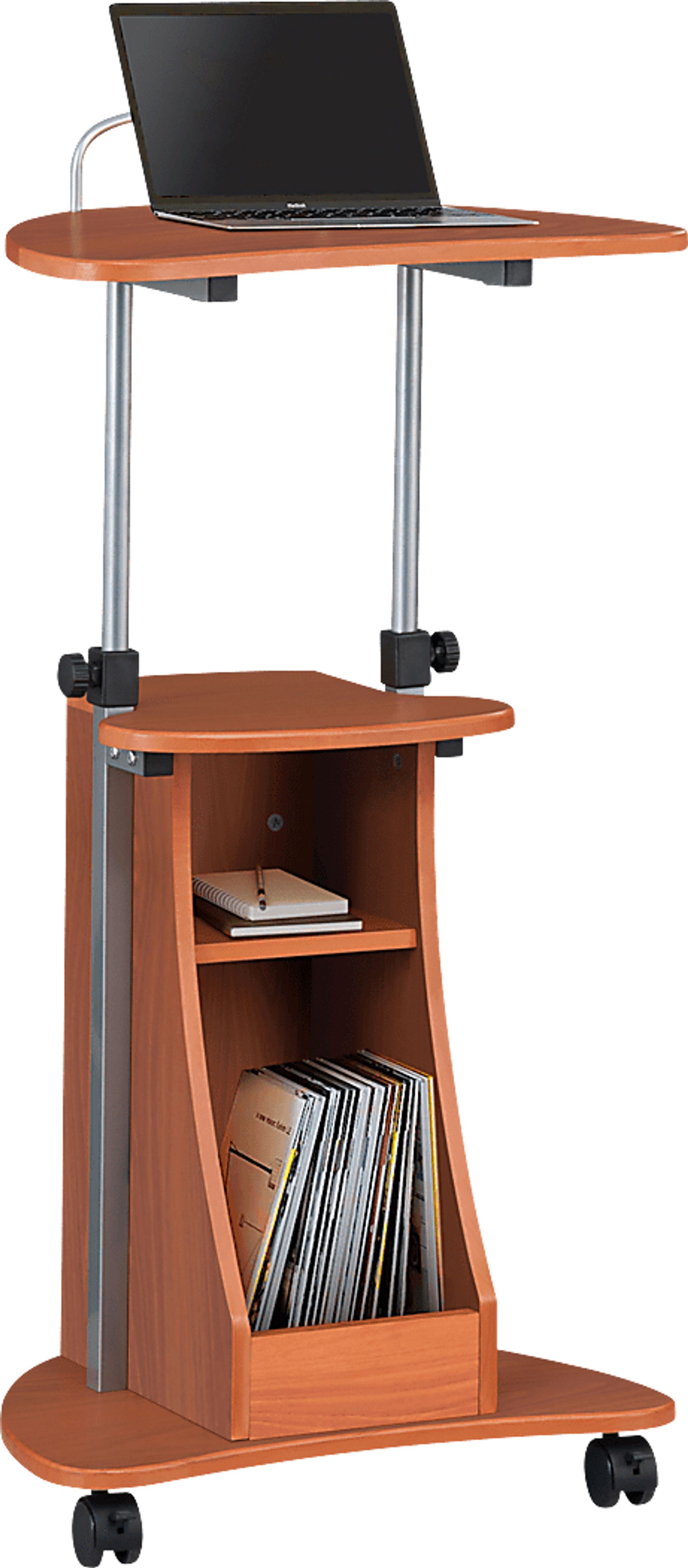 Etrea Brown Laptop Cart - Image 3