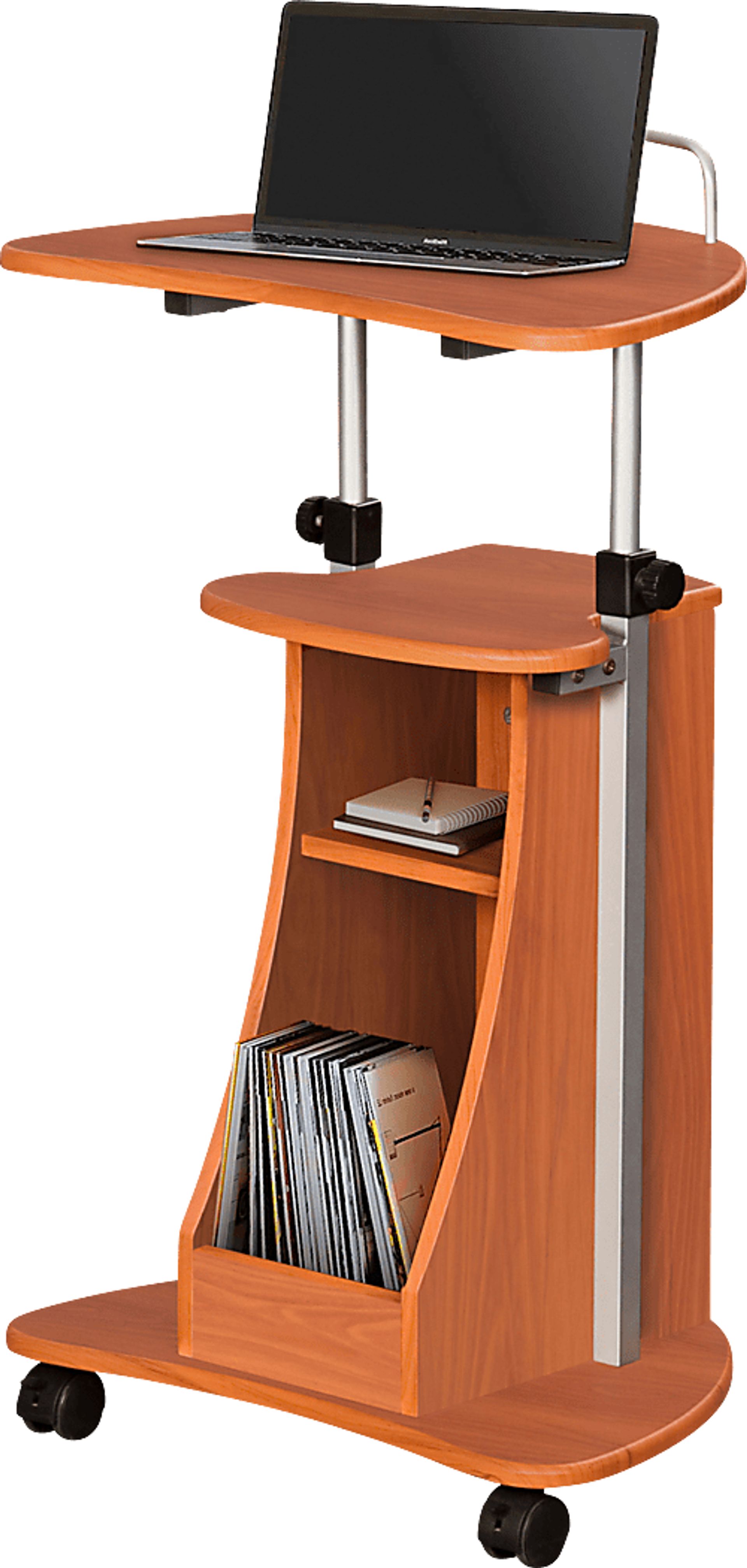 Etrea Brown Laptop Cart - Image 4