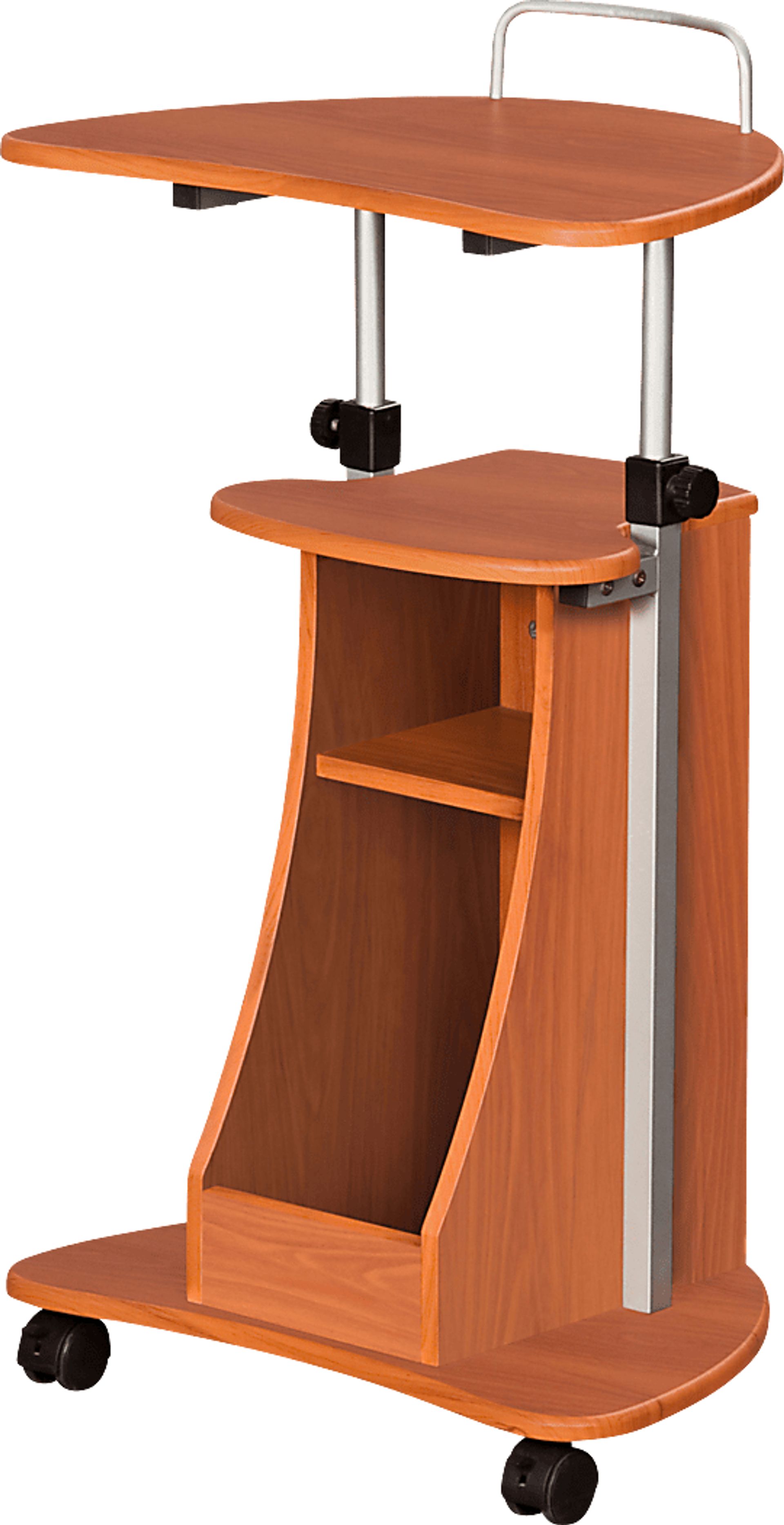 Etrea Brown Laptop Cart - Image 6