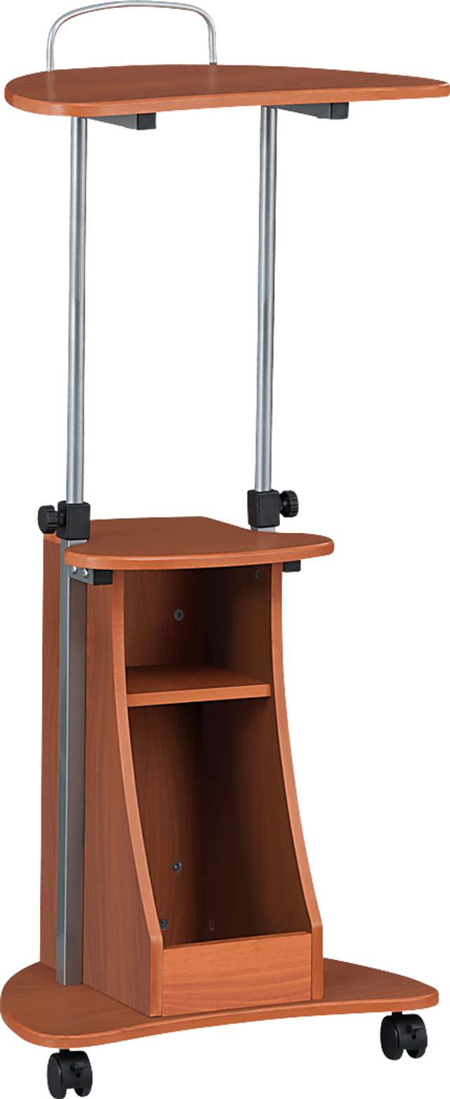 Etrea Brown Laptop Cart - Thumbnail - Image 1