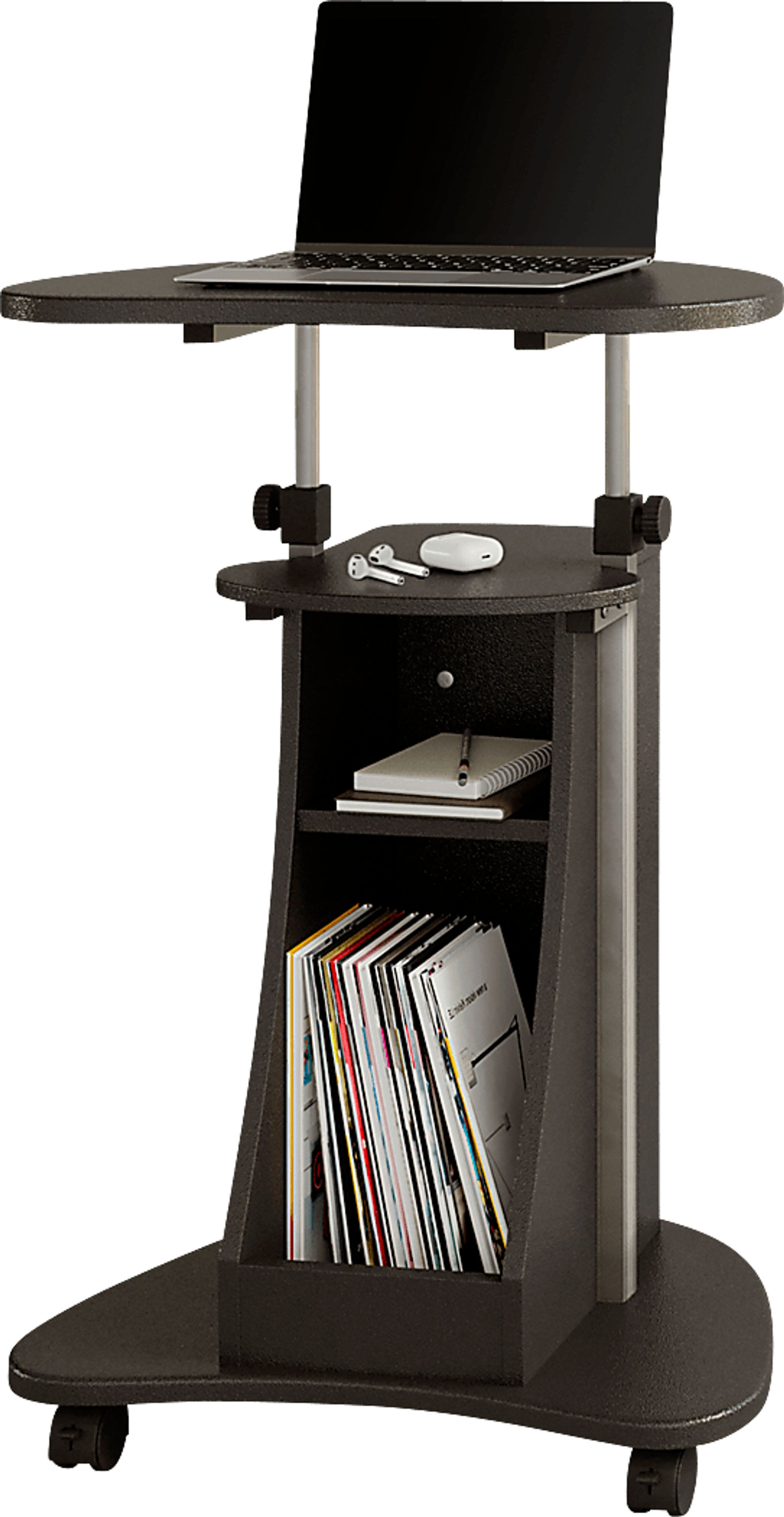 Etrea Graphite Laptop Cart - Image 4