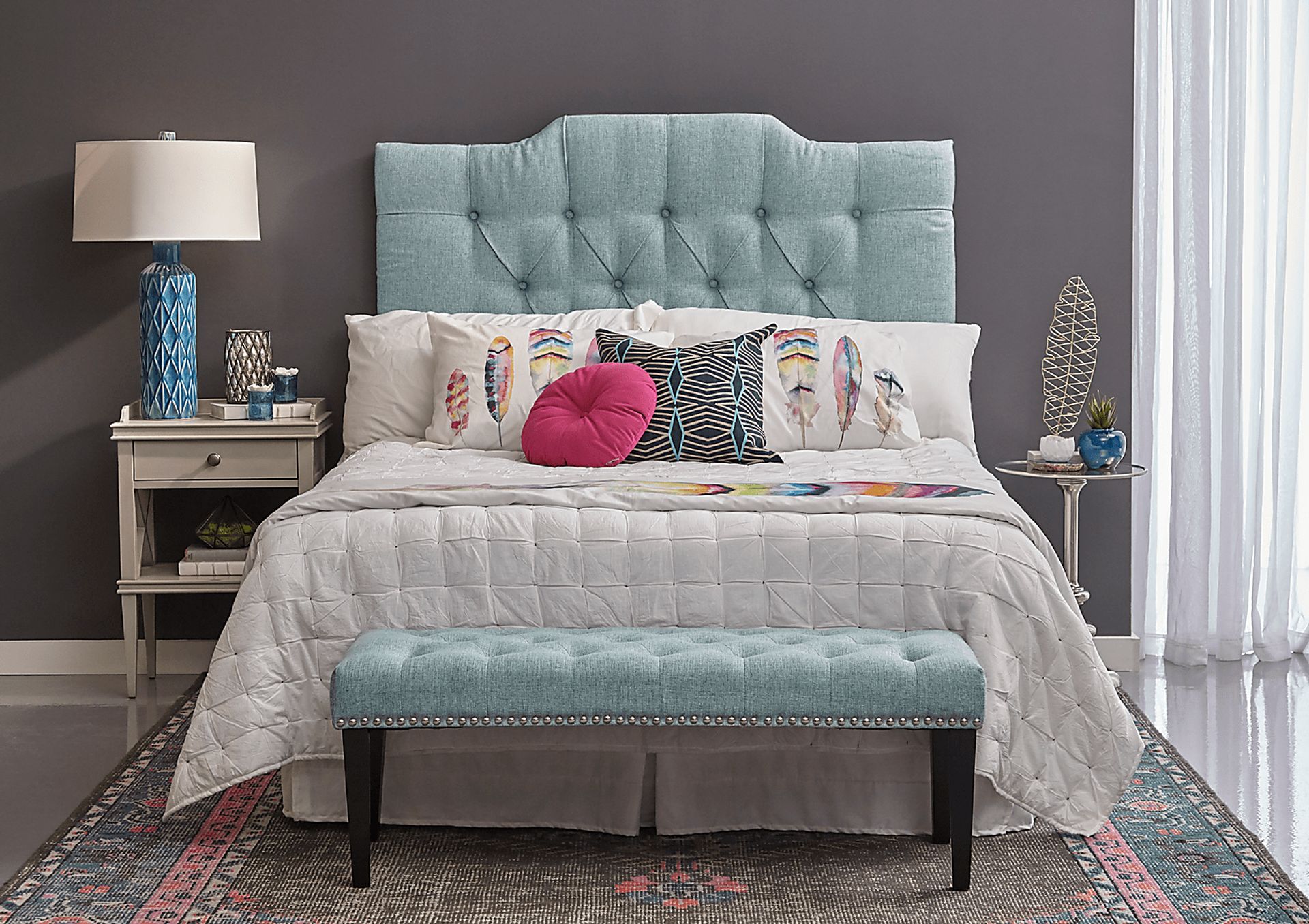 Etta Gray Accent Table - Image 5