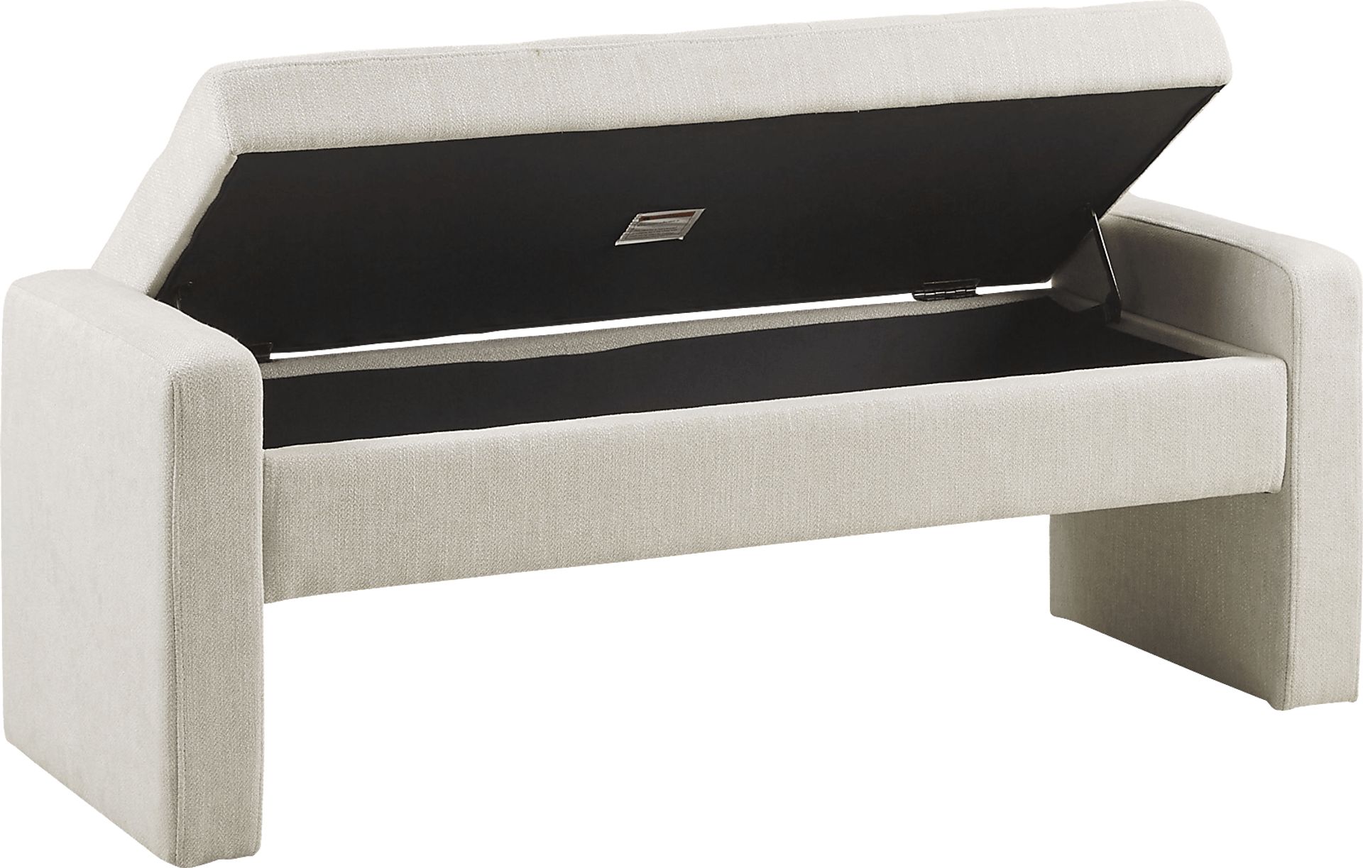 Etton Beige Storage Bench - Image 3