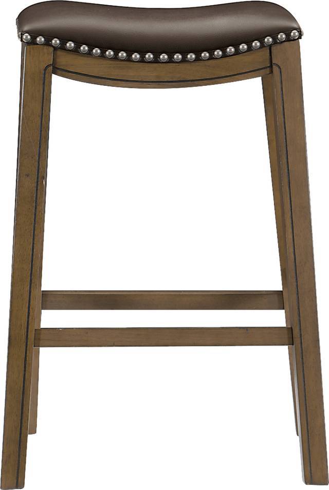 Etton Brown Barstool - Thumbnail - Image 2
