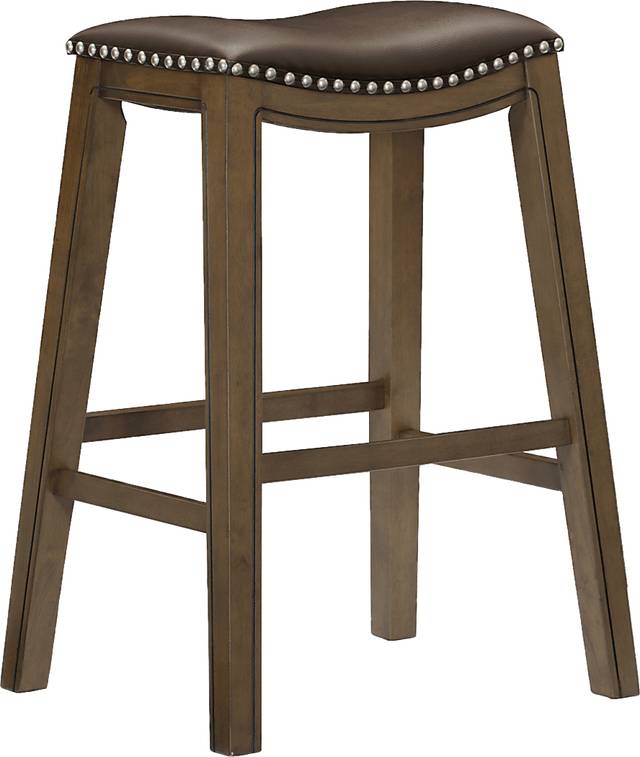 Etton Brown Barstool - Thumbnail - Image 1