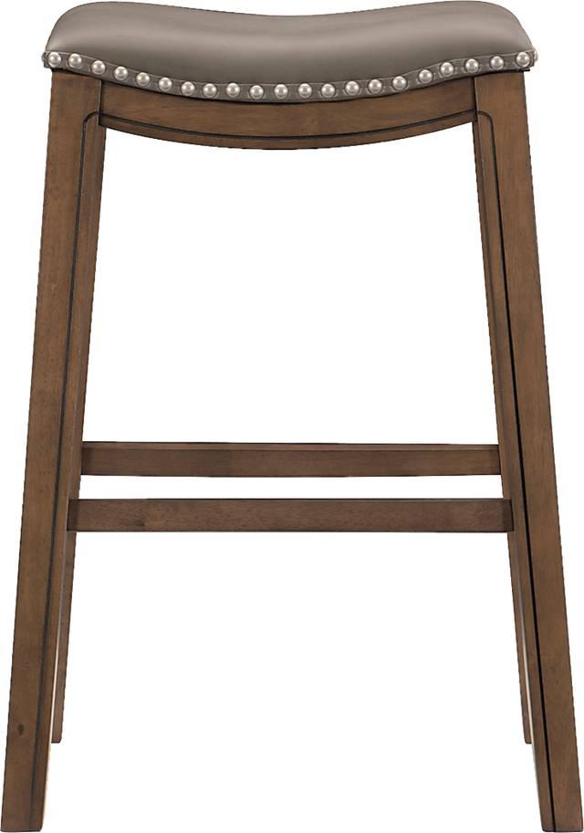 Etton Gray Bar Stool - Thumbnail - Image 3