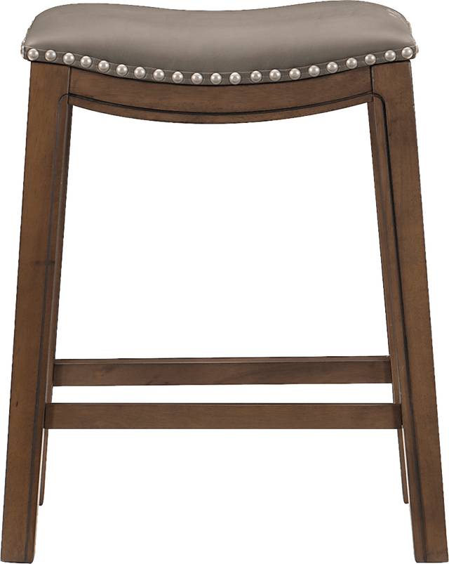 Etton Gray Counter Height Stool - Thumbnail - Image 3