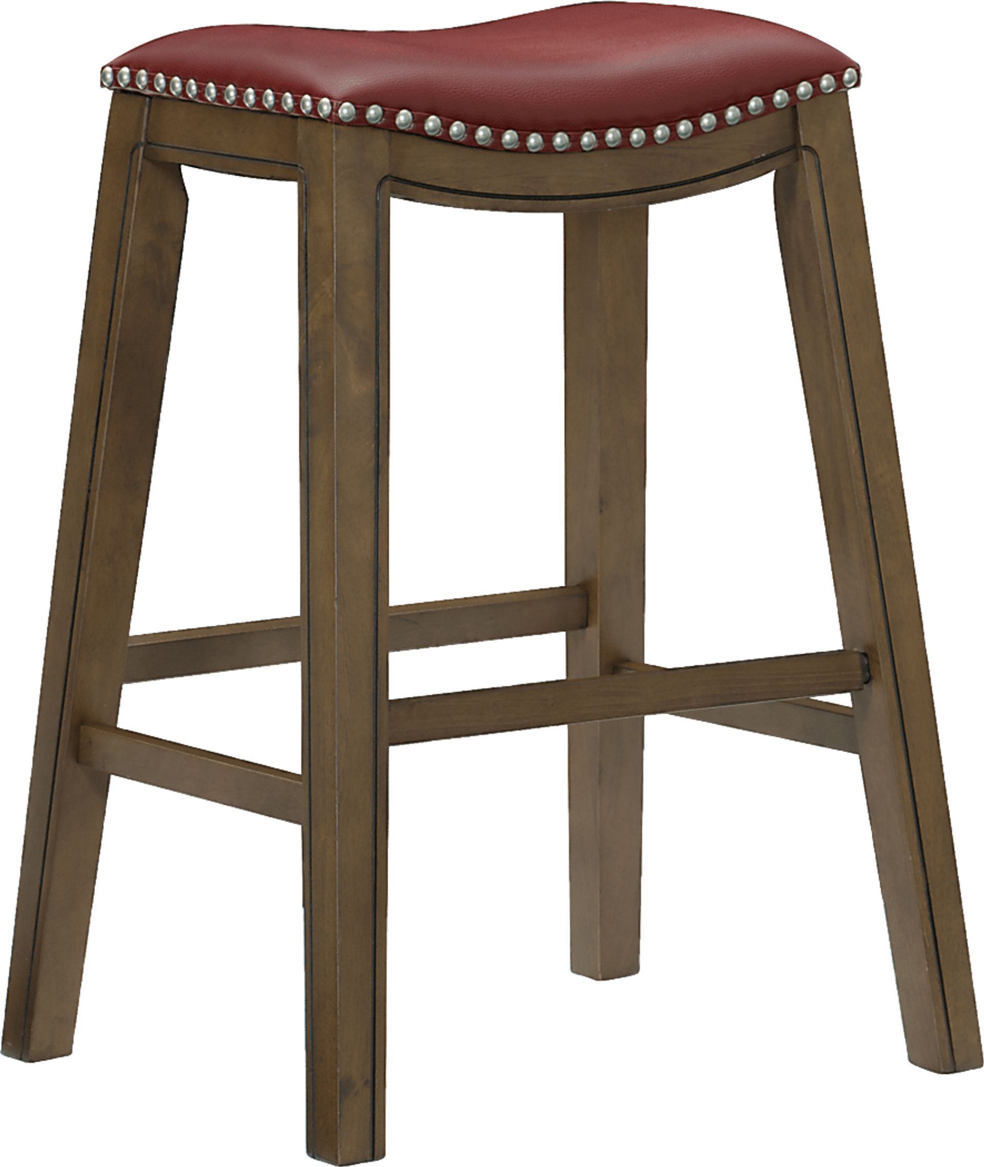 Etton Red Barstool - Image 1