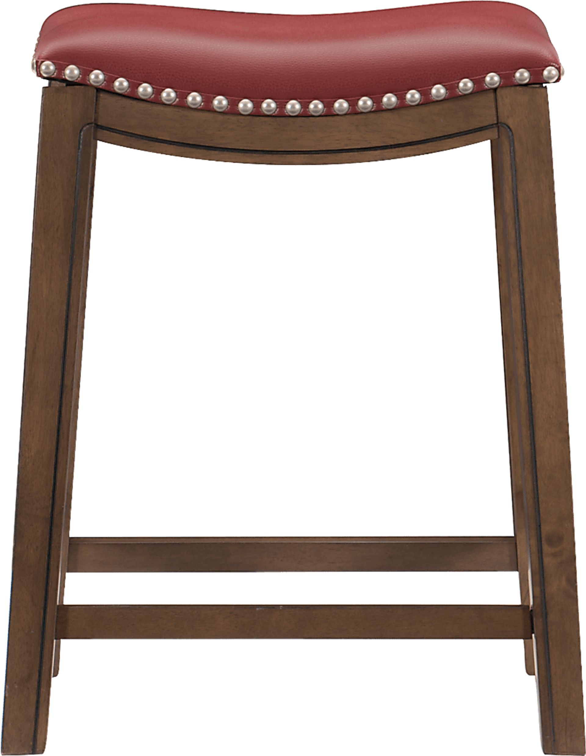 Etton Red Counter Height Stool - Image 3
