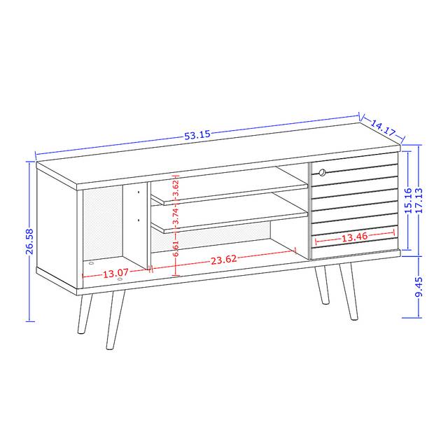 Ettrick Brown 53 In. Console - Thumbnail - Image 9