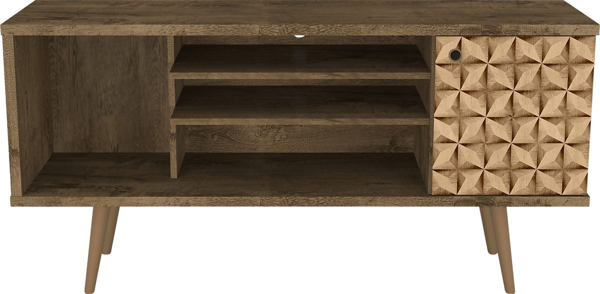 Ettrick Brown Dark Wood 53" Console Rooms to Go