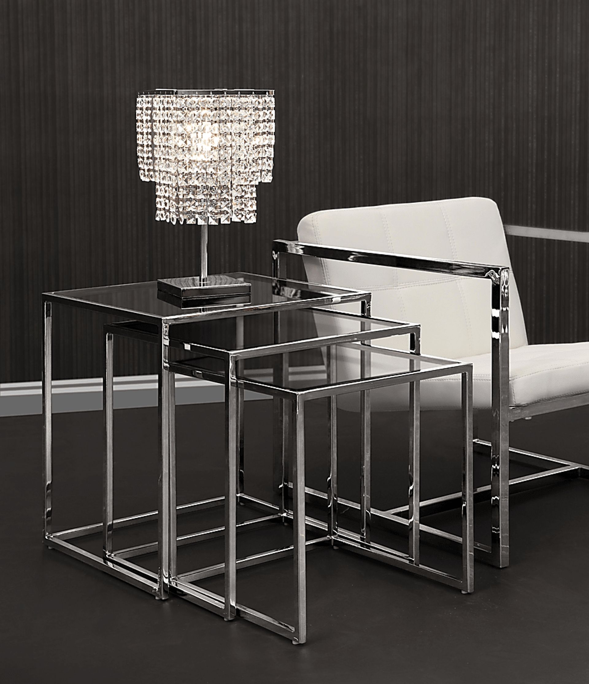 Eucalyptus Court Chrome Lamp - Image 3