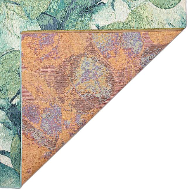 Eucapas Green 4'10 x 7'6 Indoor/Outdoor Rug - Thumbnail - Image 6