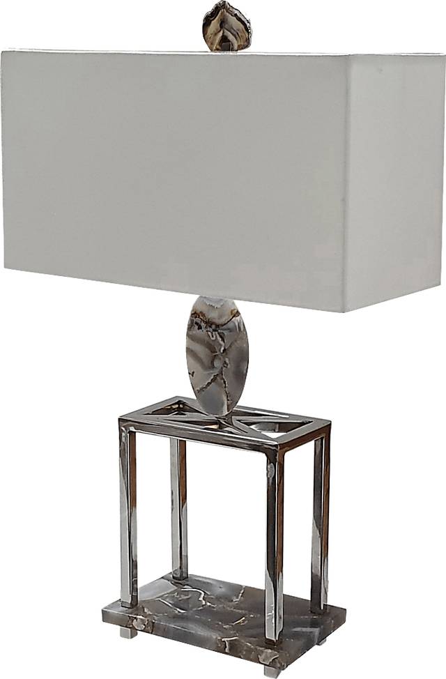 Euclid Shores Gray Lamp - Thumbnail - Image 1