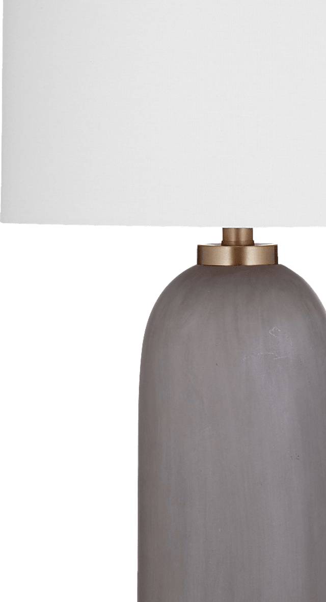 Eunice Cave Gray Lamp - Thumbnail - Image 2