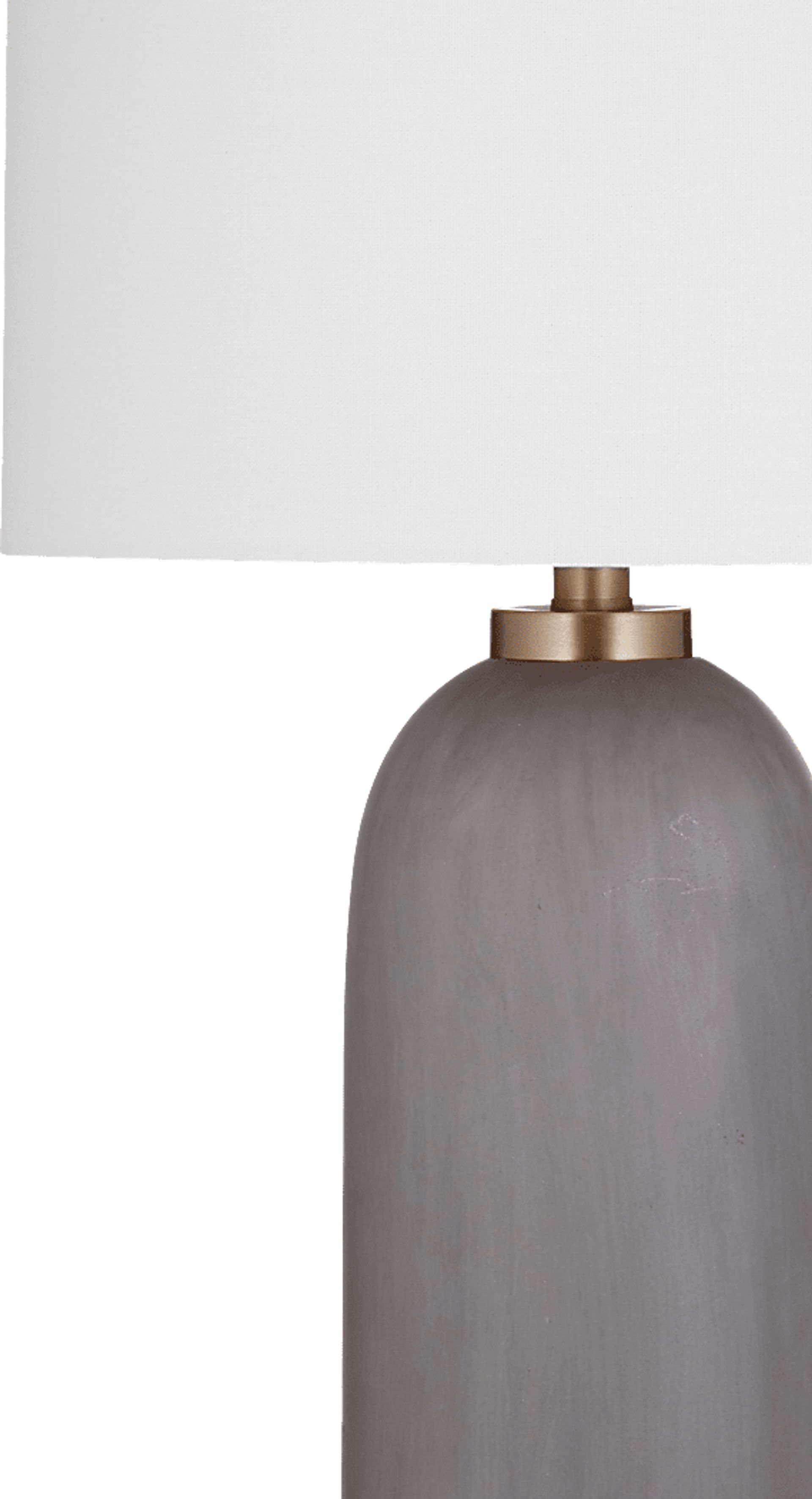 Eunice Cave Gray Lamp - Image 2