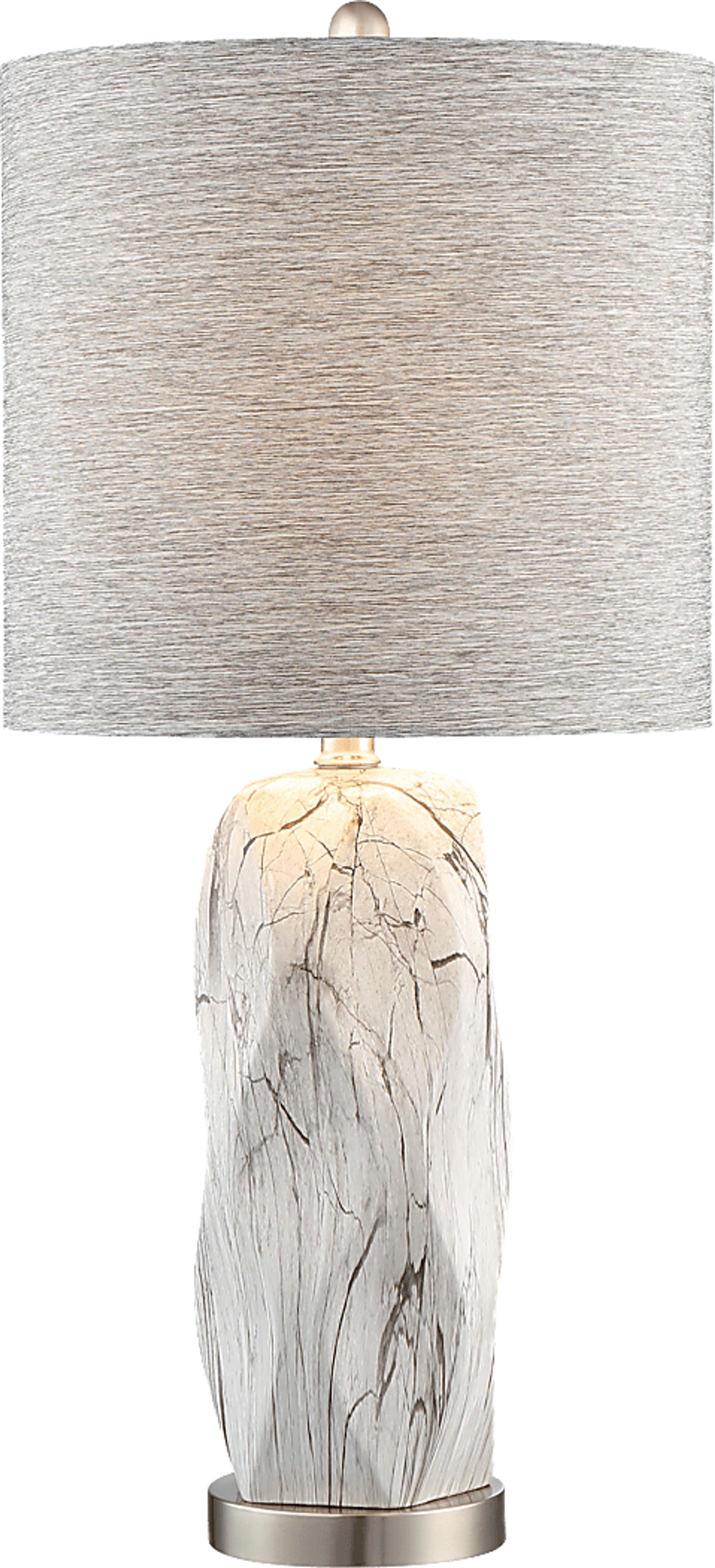 Euston Cove White Lamp - Image 1