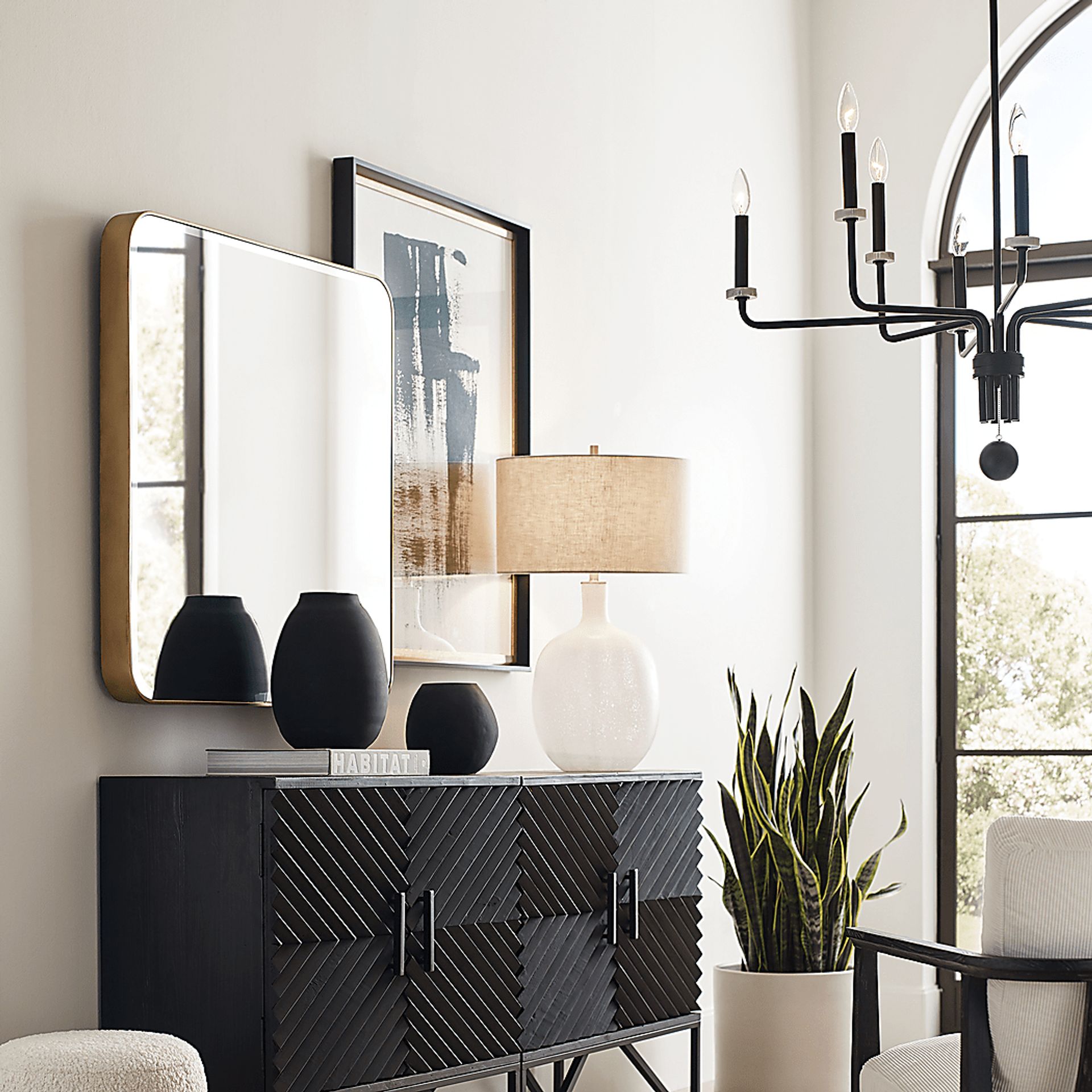 Eva Court Black Chandelier - Image 2