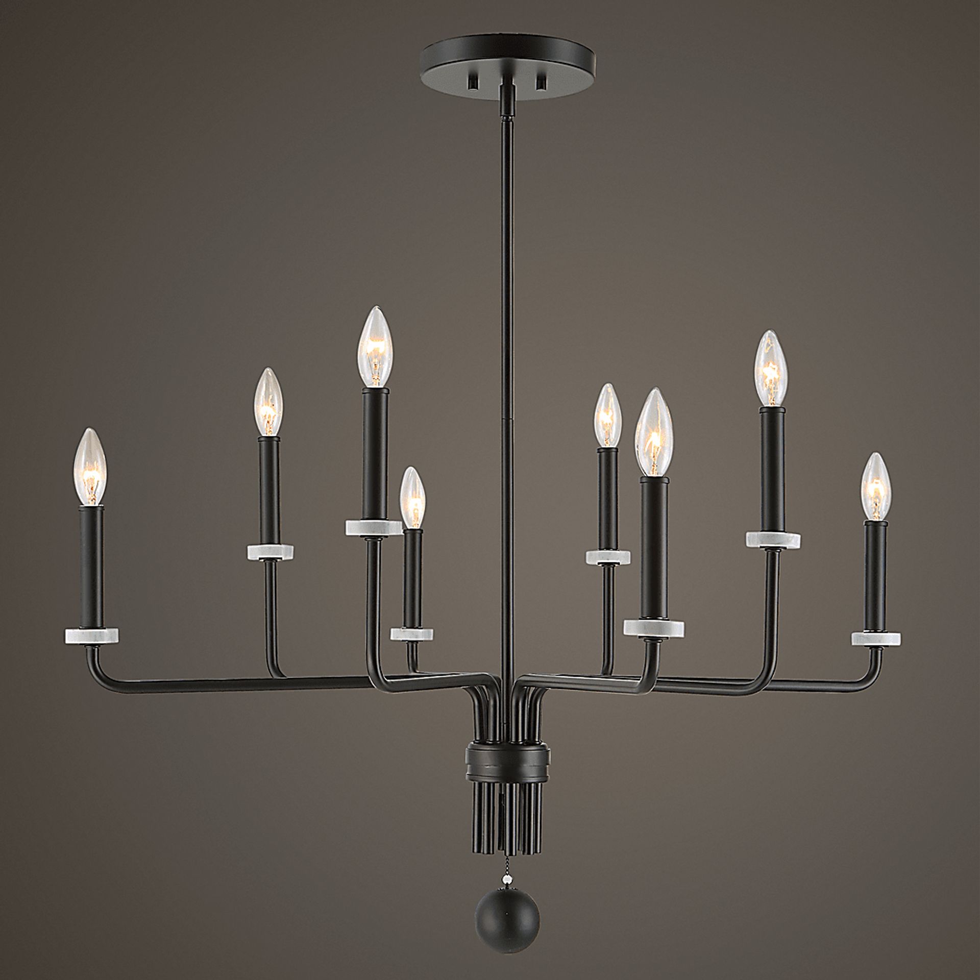 Eva Court Black Chandelier - Image 3