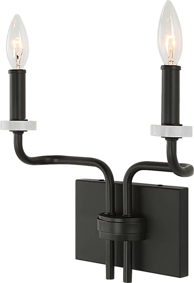 Eva Court Black Sconce - Thumbnail - Image 1