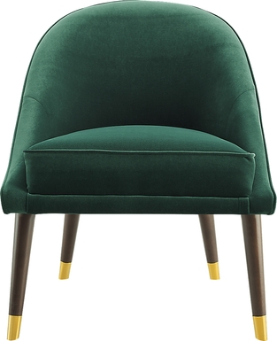 Evadean Emerald Accent Chair