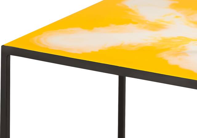Evalynes Yellow Nesting Table, Set of 2 - Thumbnail - Image 6
