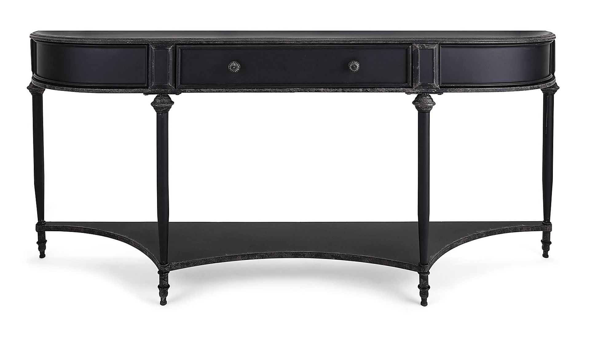 Evamay Black Sofa Table - Image 1