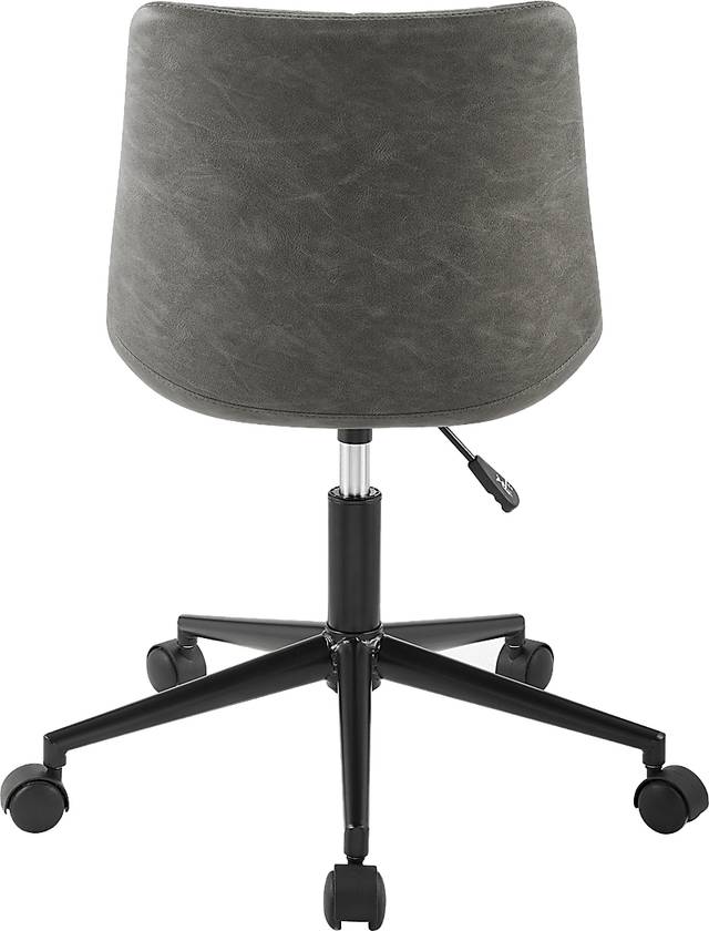 Evamay Gray Desk Chair - Thumbnail - Image 4