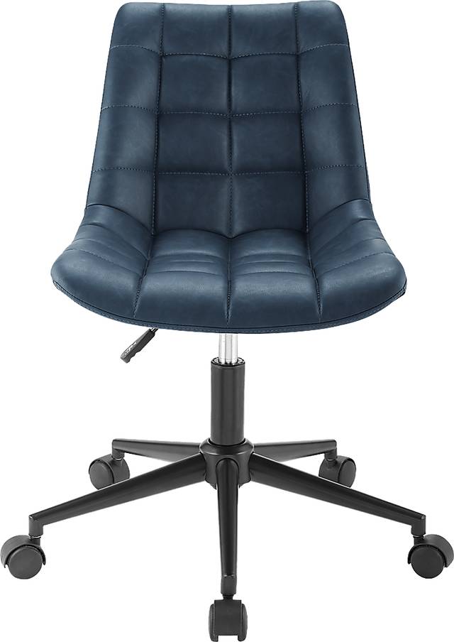 Evamay Navy Desk Chair - Thumbnail - Image 2
