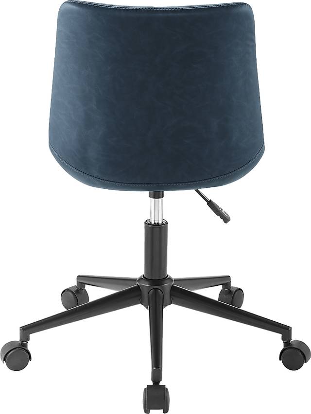 Evamay Navy Desk Chair - Thumbnail - Image 4