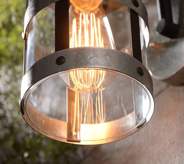 Evancho Silver Outdoor Wall Sconce - Thumbnail - Image 3